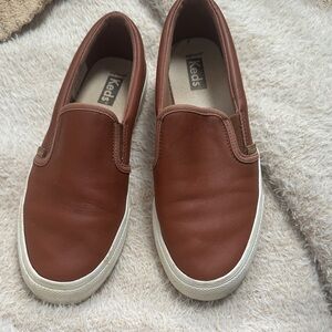 Keds Tan Slip-On Loafers